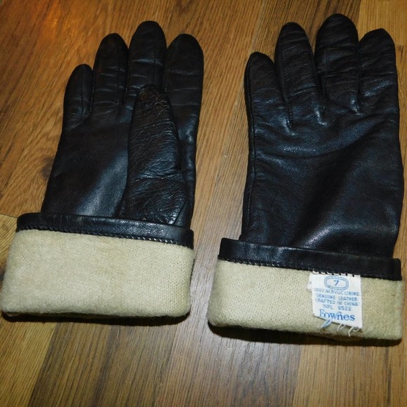 FOWNES LEATHER GLOVES LINED - Picture 3 of 5